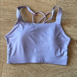 Nike Lavender Periwinkle Long Line Braw Sz M